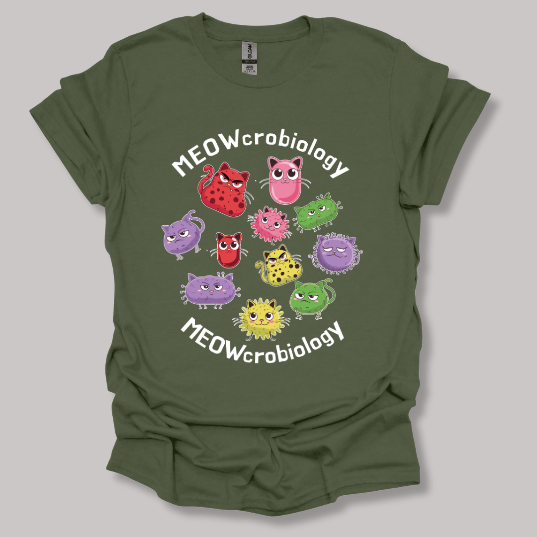 Meowcrobiology  T-shirt