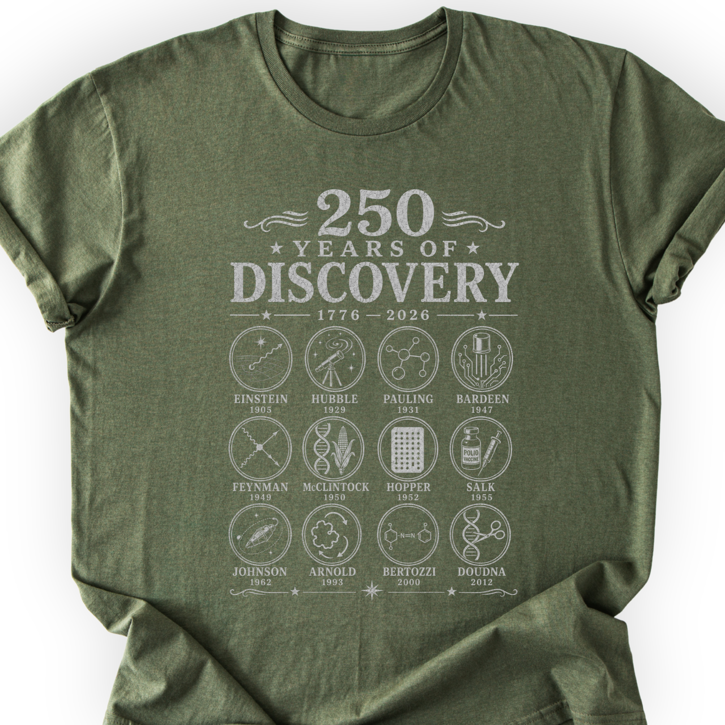 250 years of discovery T-Shirt Printify