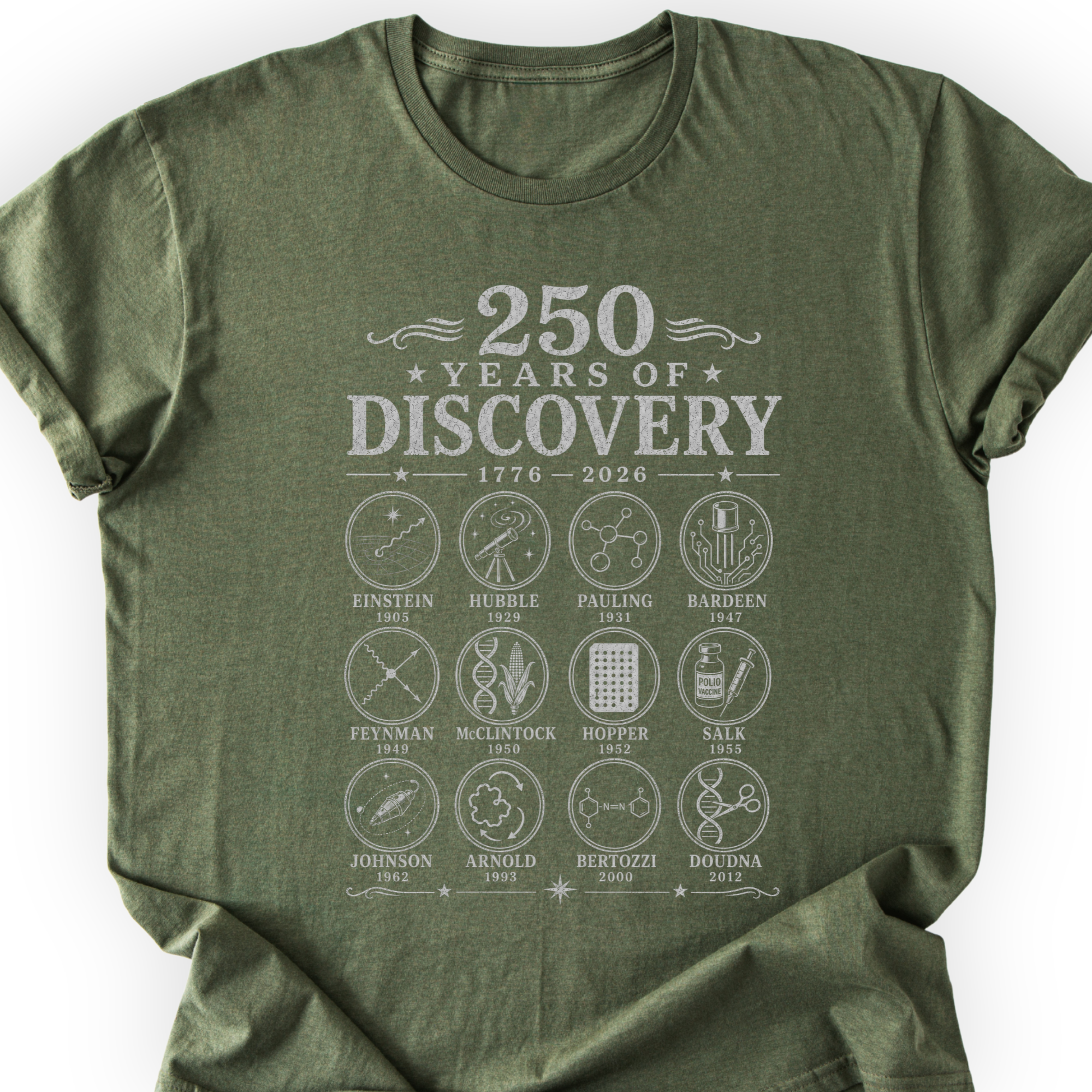 250 years of discovery T-Shirt Printify