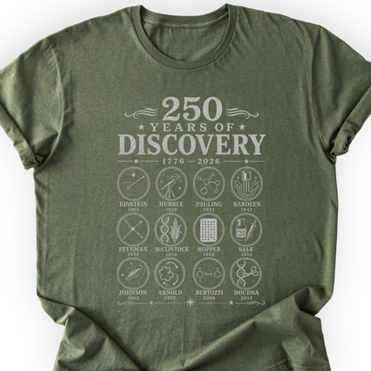 250 years of discovery T-Shirt Printify