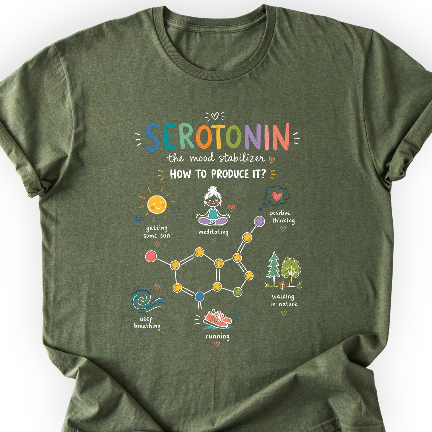 Serotonin T-Shirt Printify