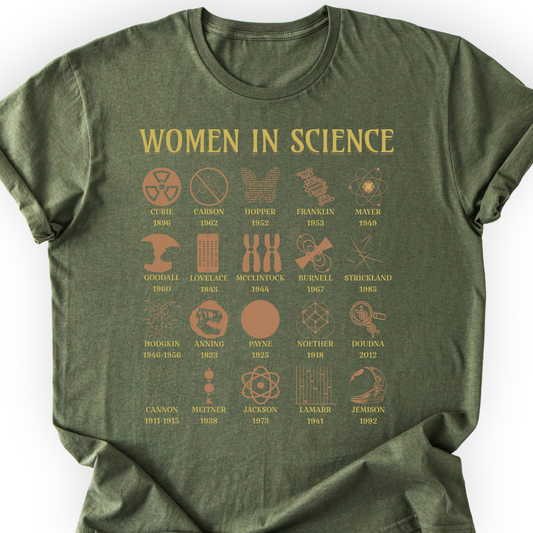 Women Science Pioneers T-Shirt Printify