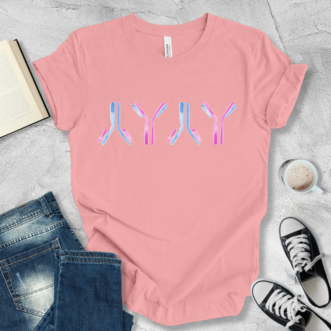 IgG antibodies Pink T-shirt