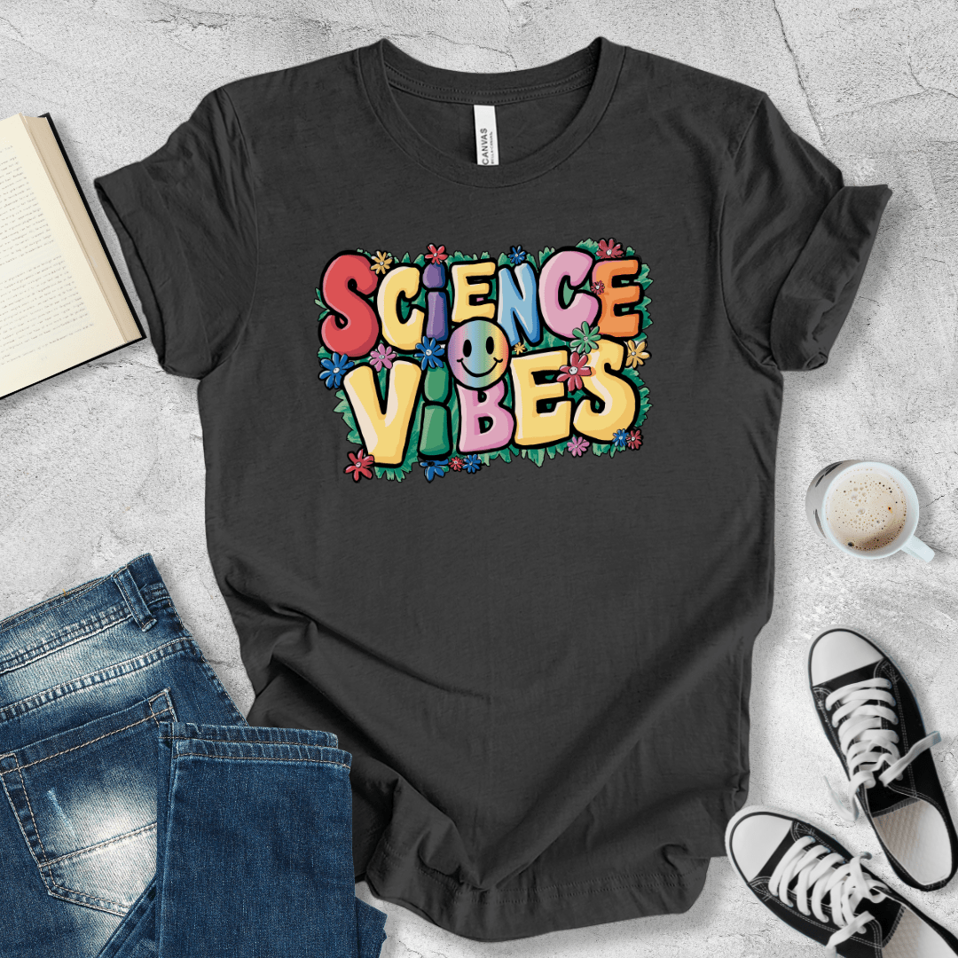 Science vibes smiley T-shirt