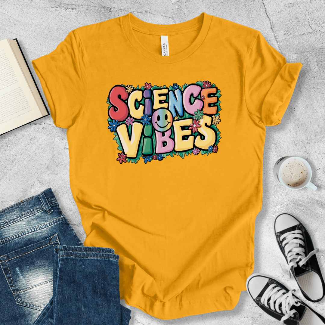 Science vibes smiley T-shirt