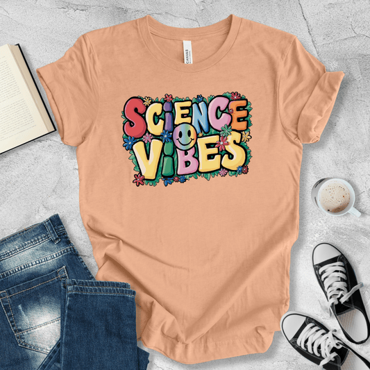 Science vibes smiley T-shirt