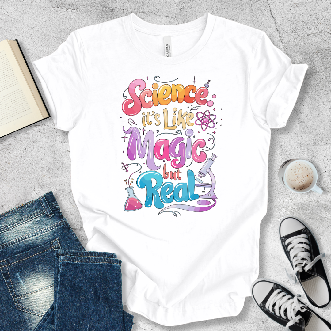 Science It's like magic but real bubble T-shirt