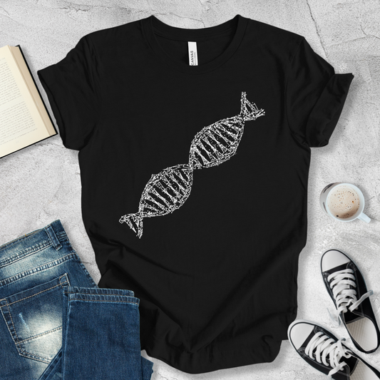 DNA helix T-shirt