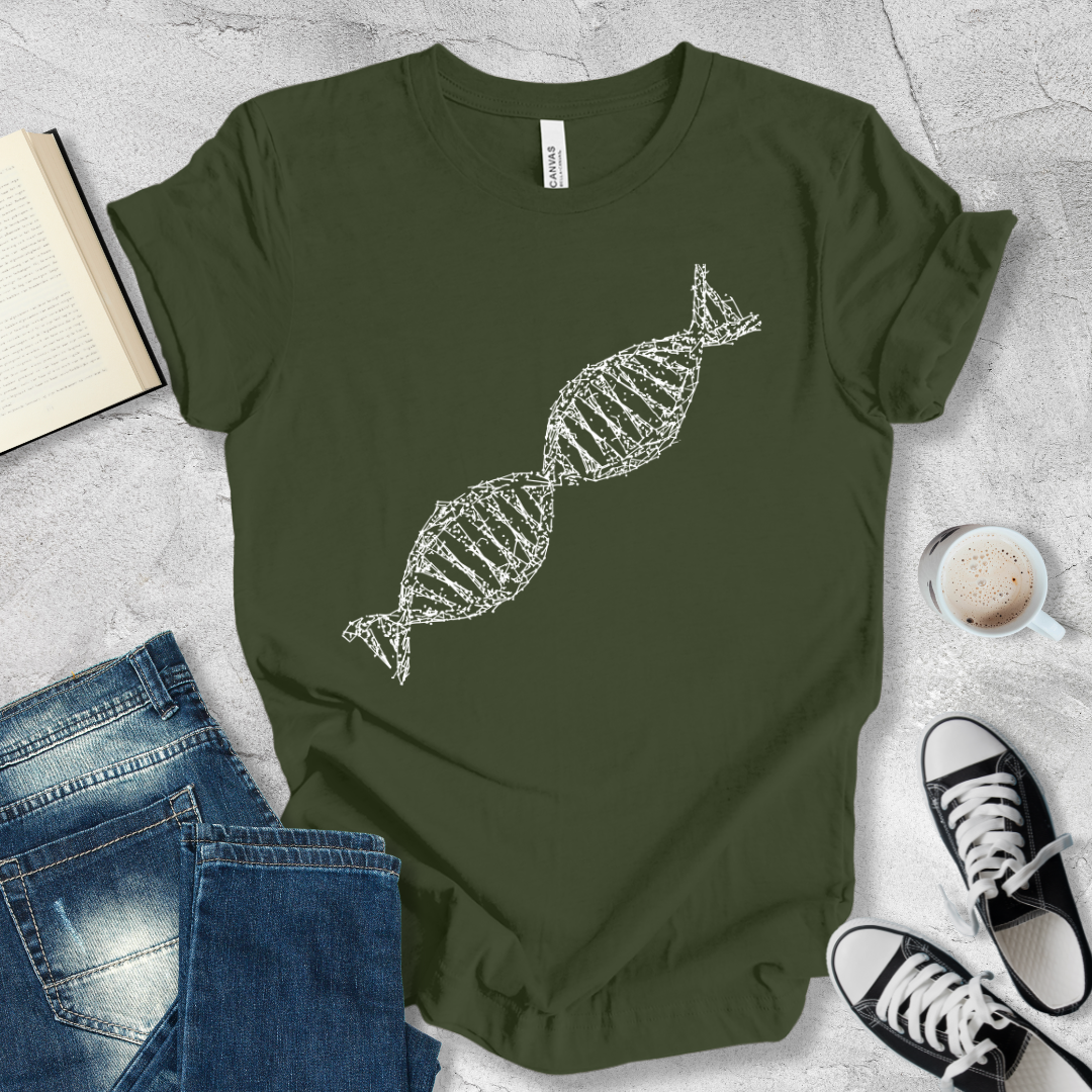 DNA helix T-shirt