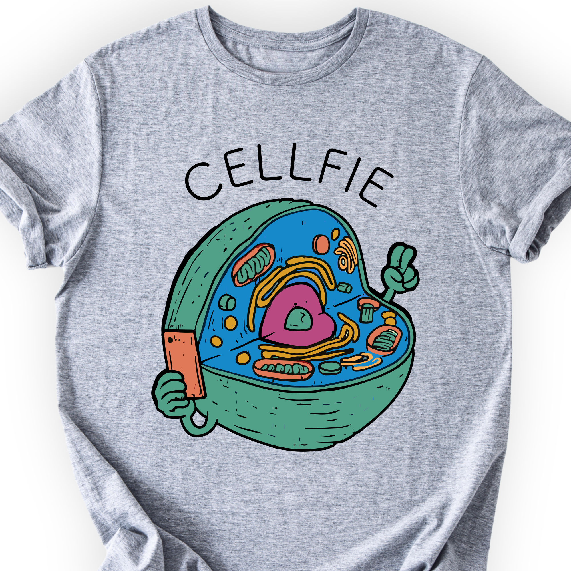 Cellfie T-shirt Sports Grey
