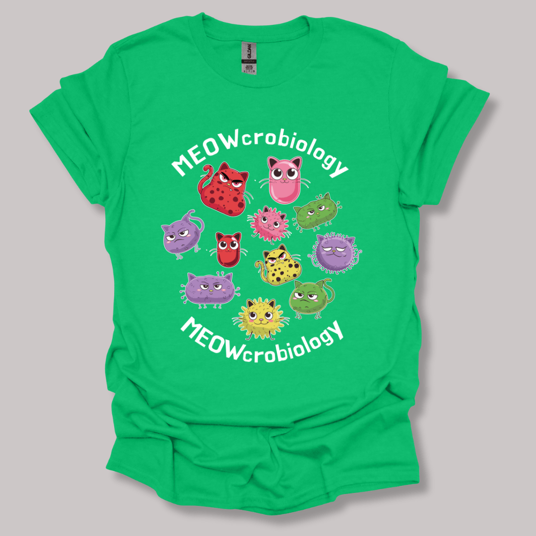 Meowcrobiology  T-shirt