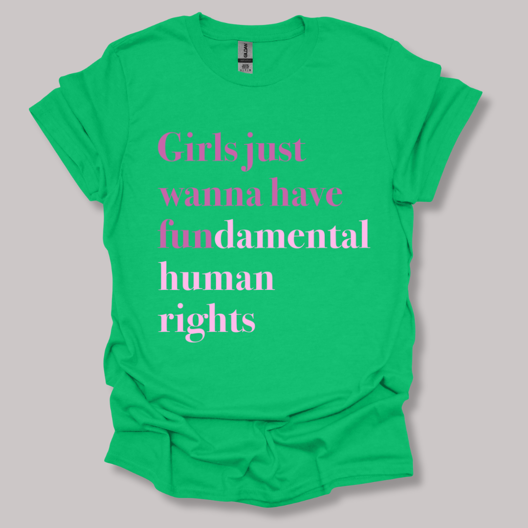 Girls just wanna have fundamental human rights T-shirt