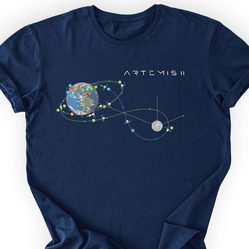 Artemis II Mission T-Shirt — Scientist Apparel