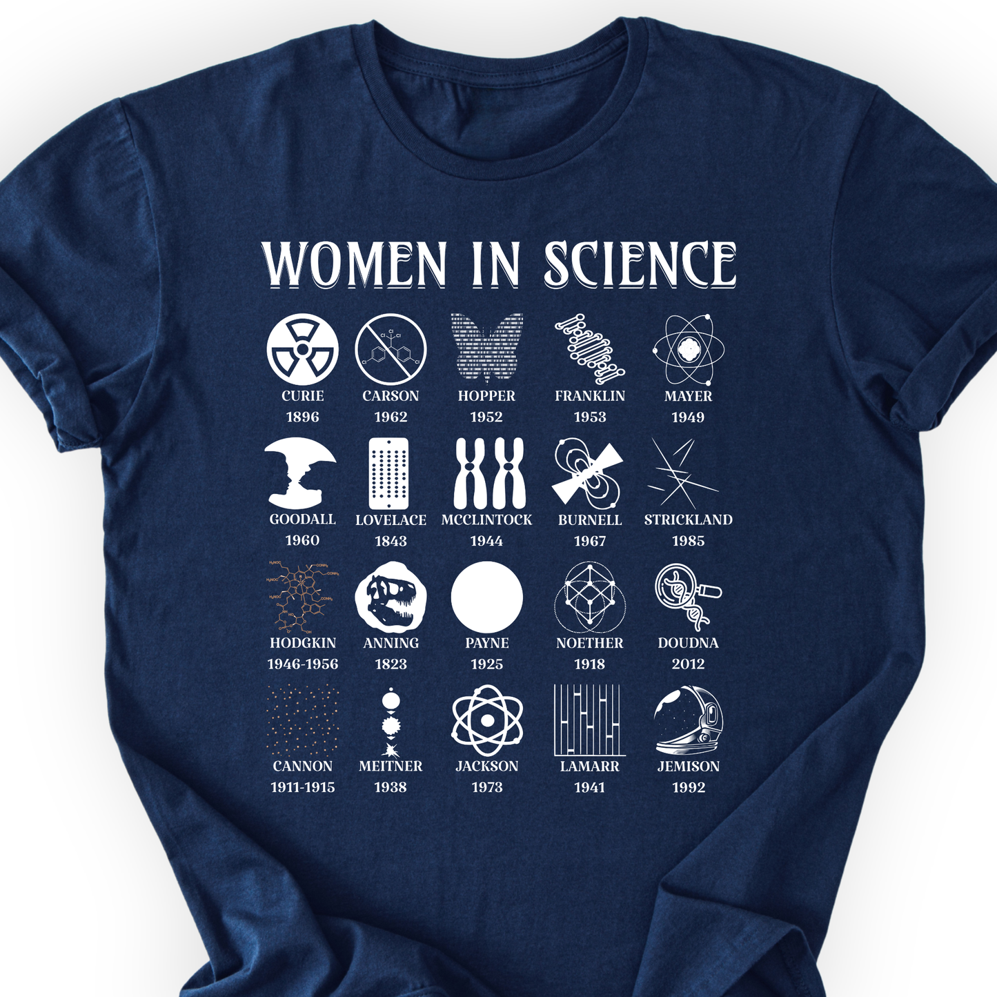 Women Science Pioneers T-Shirt Printify