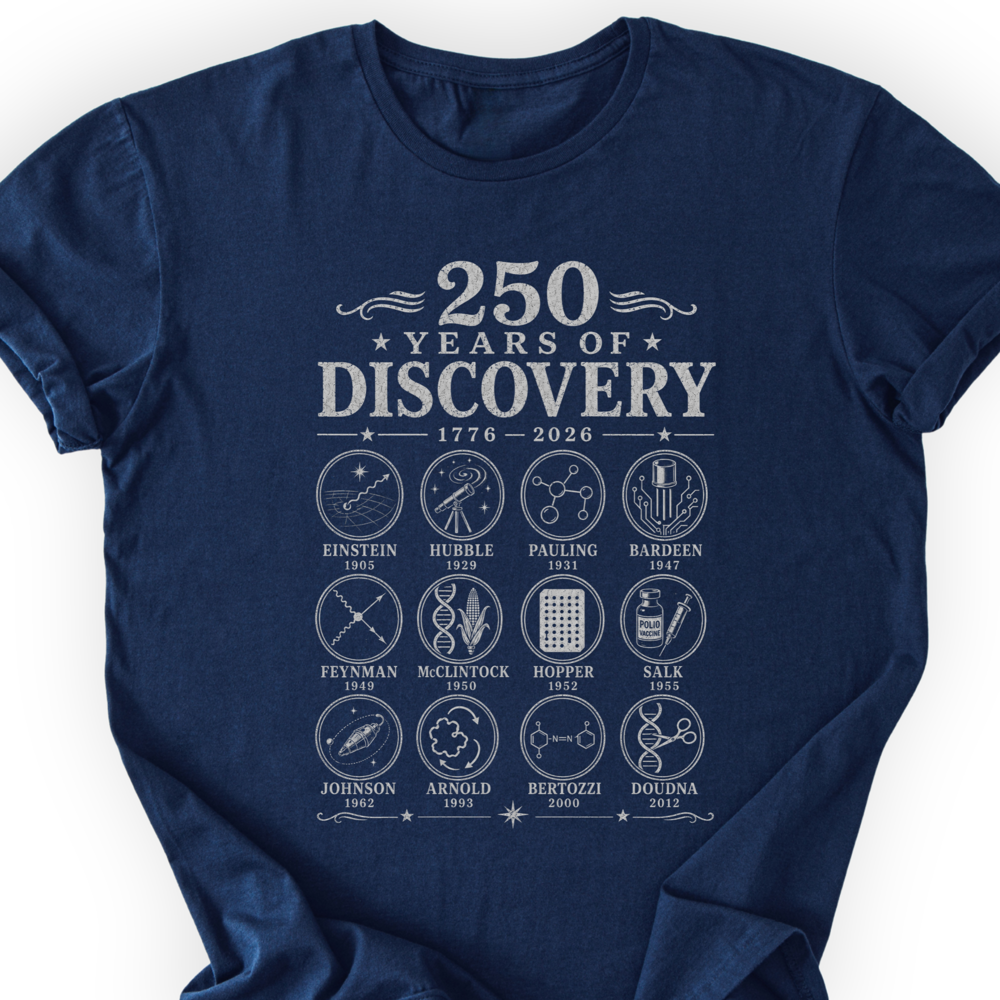 250 years of discovery T-Shirt Printify