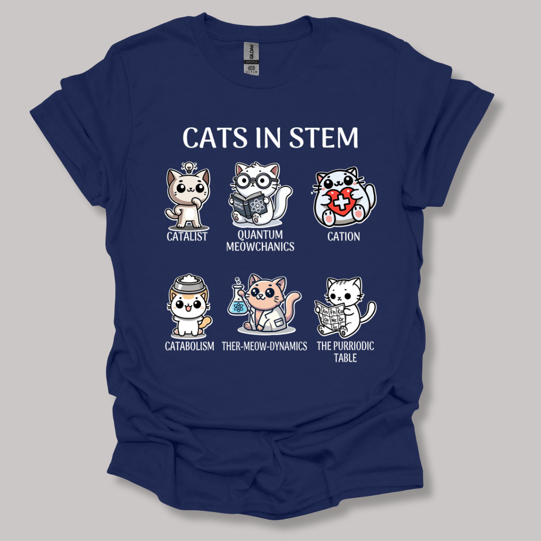 Cats In STEM T-shirt