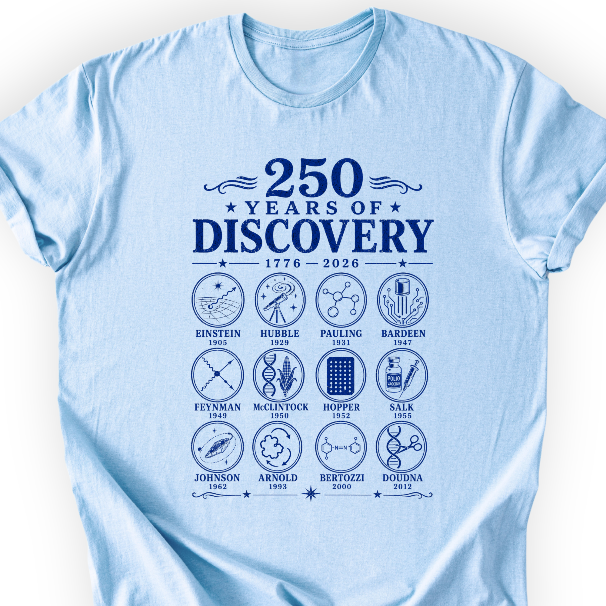 250 years of discovery T-Shirt Printify