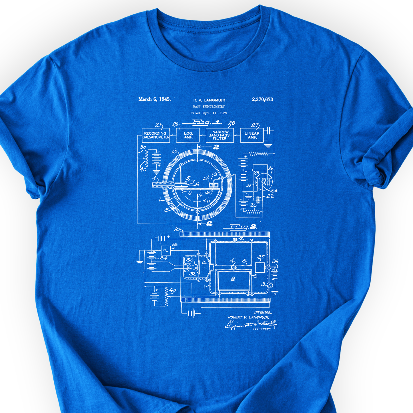 Mass Spec Patent T-shirt Printify