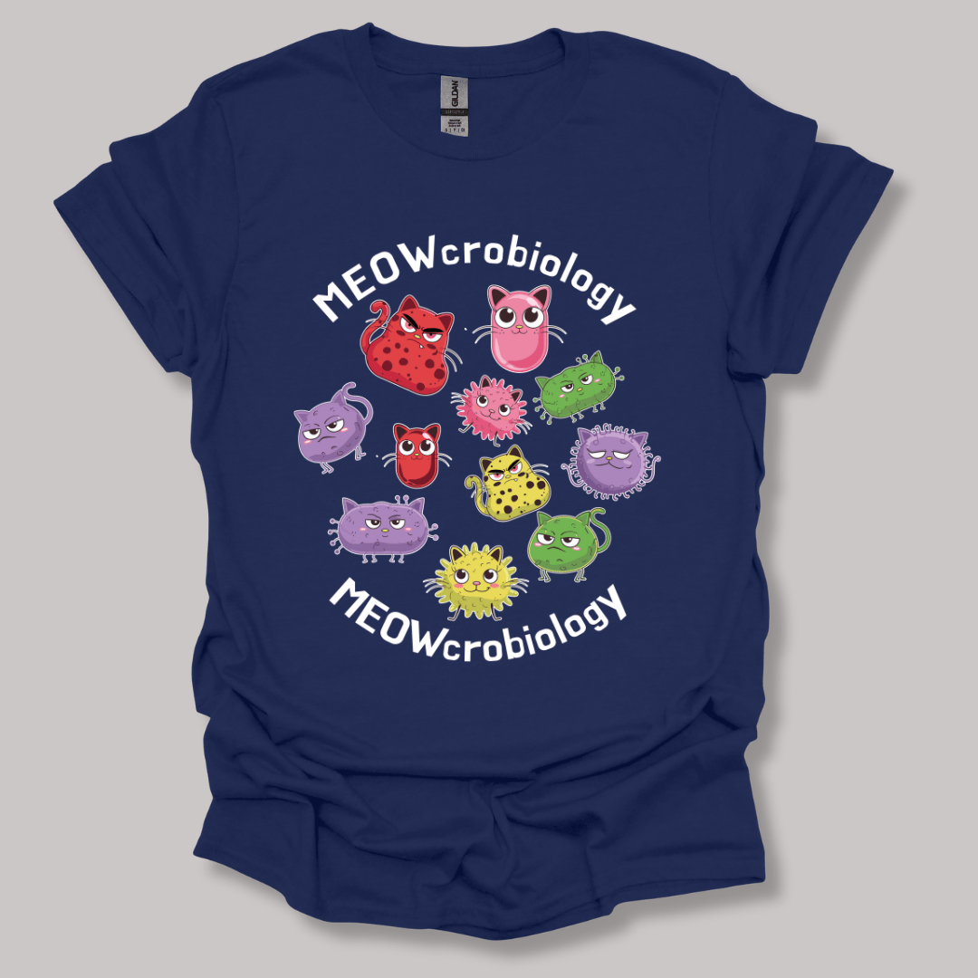 Meowcrobiology  T-shirt