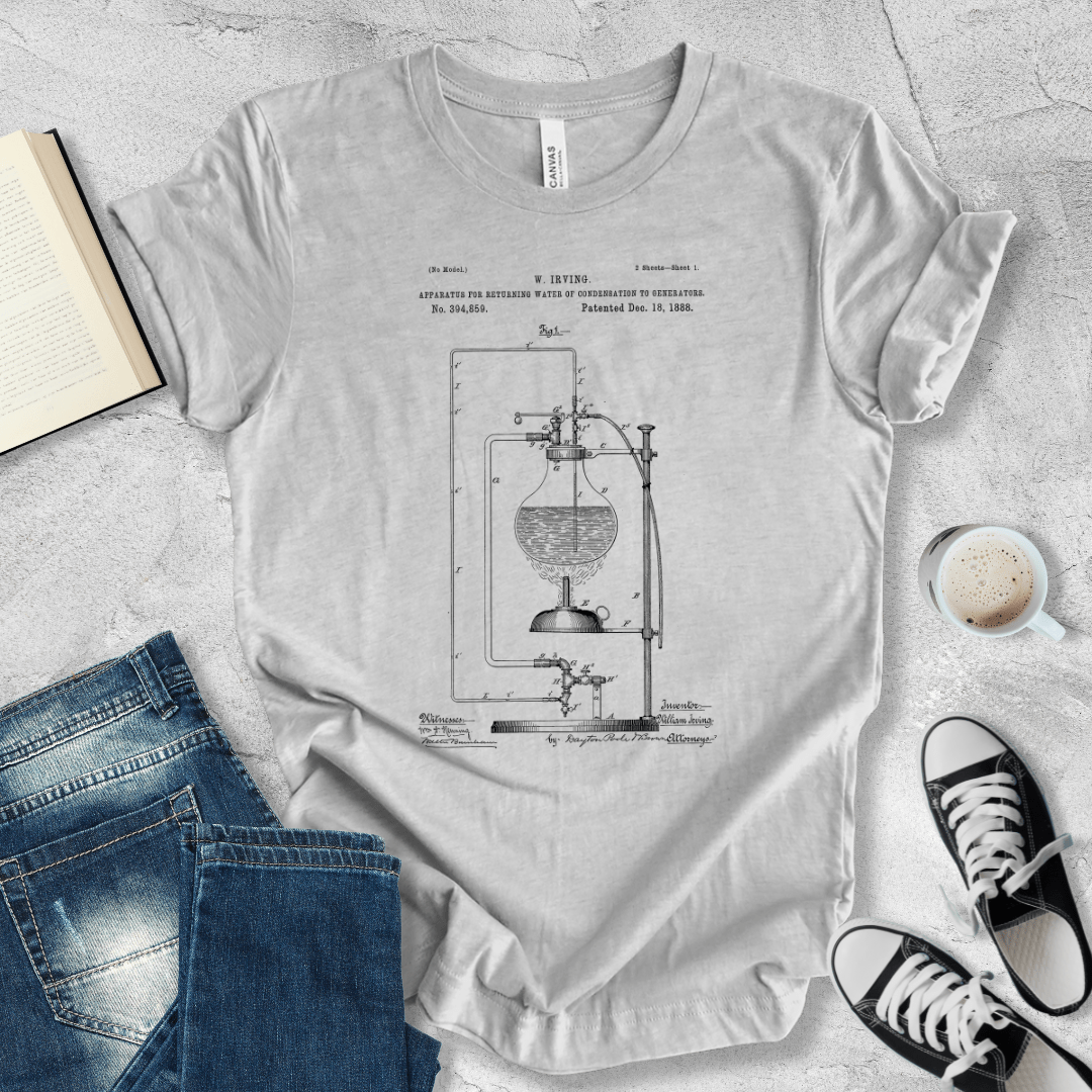 Water apparatus patent T-shirt