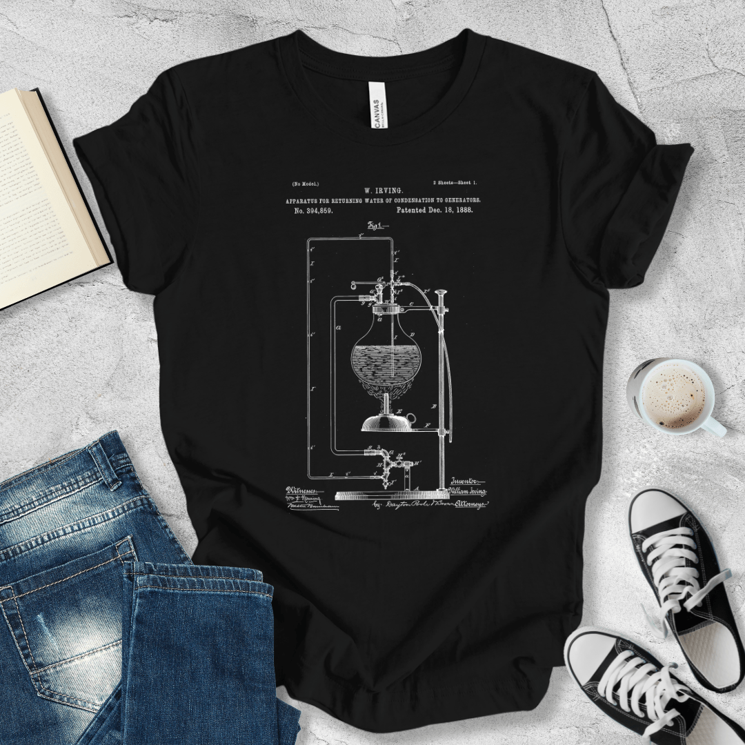 Water apparatus patent T-shirt