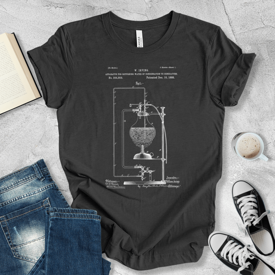 Water apparatus patent T-shirt