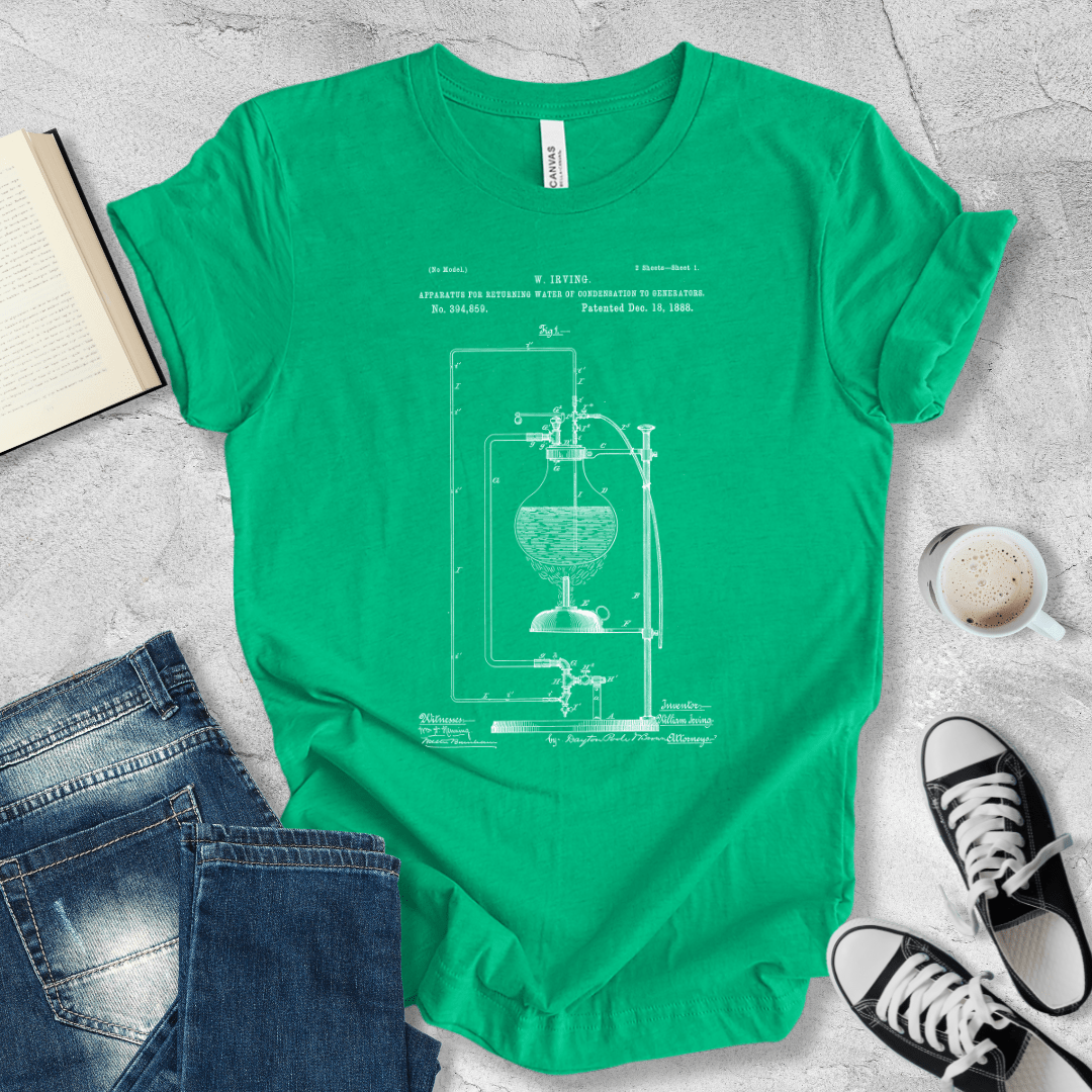 Water apparatus patent T-shirt