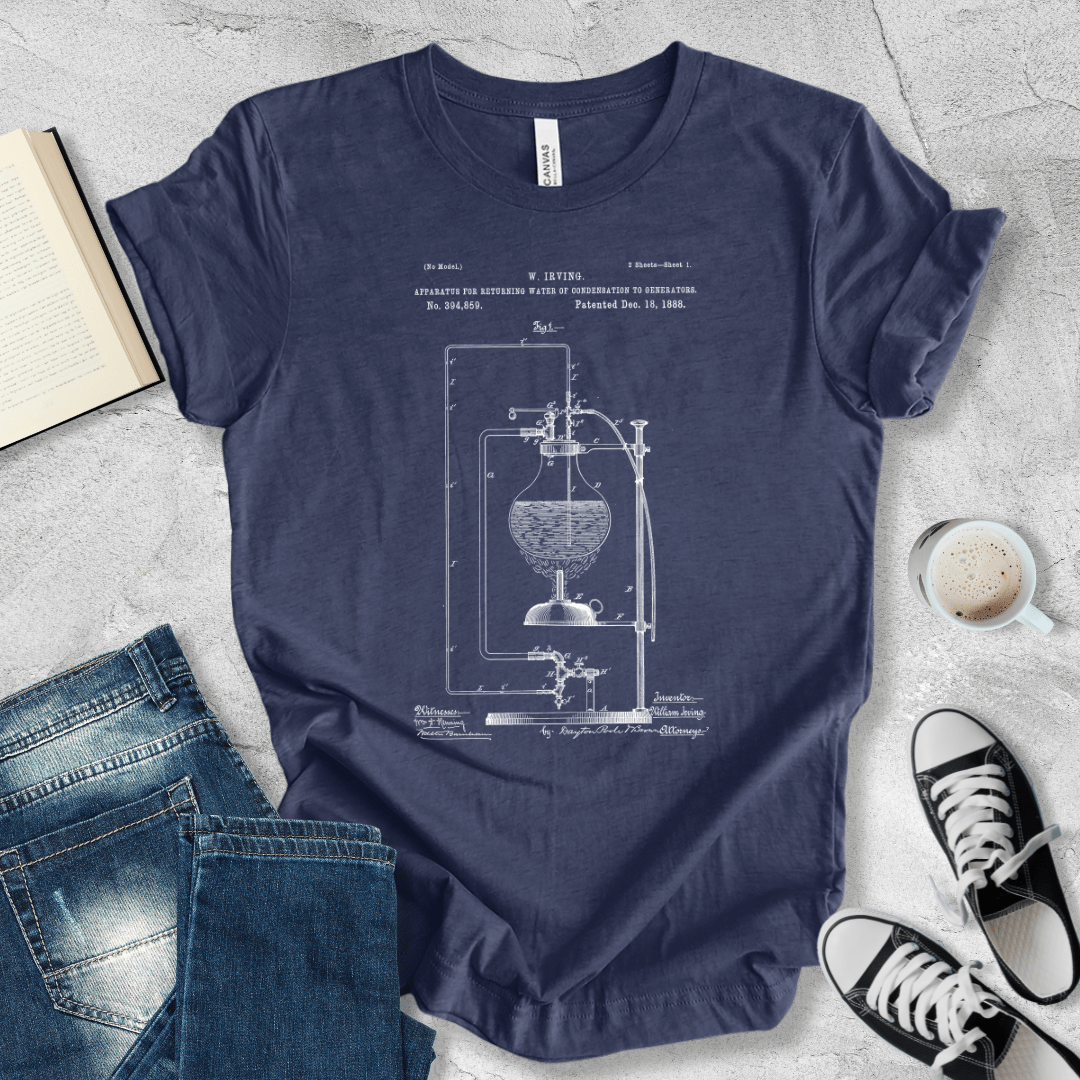 Water apparatus patent T-shirt