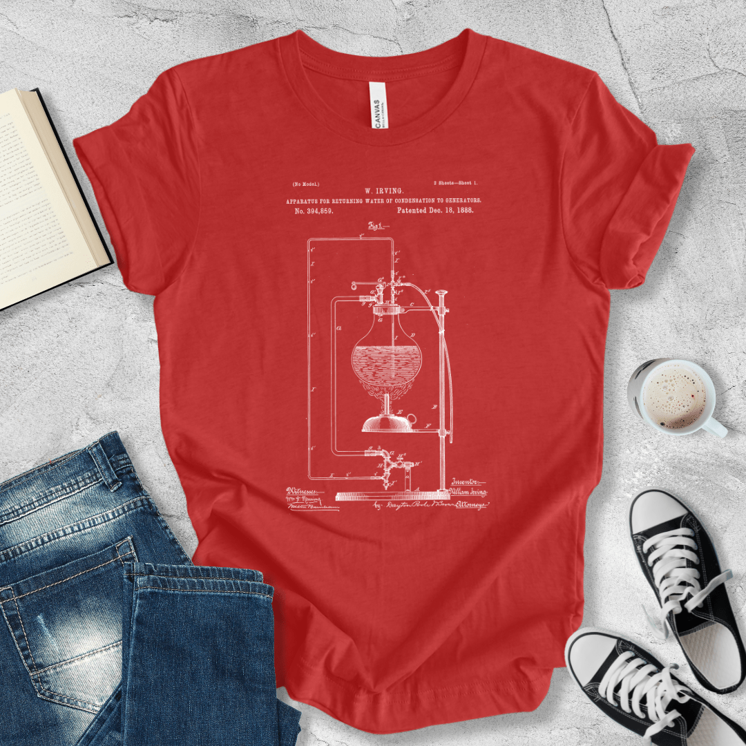 Water apparatus patent T-shirt