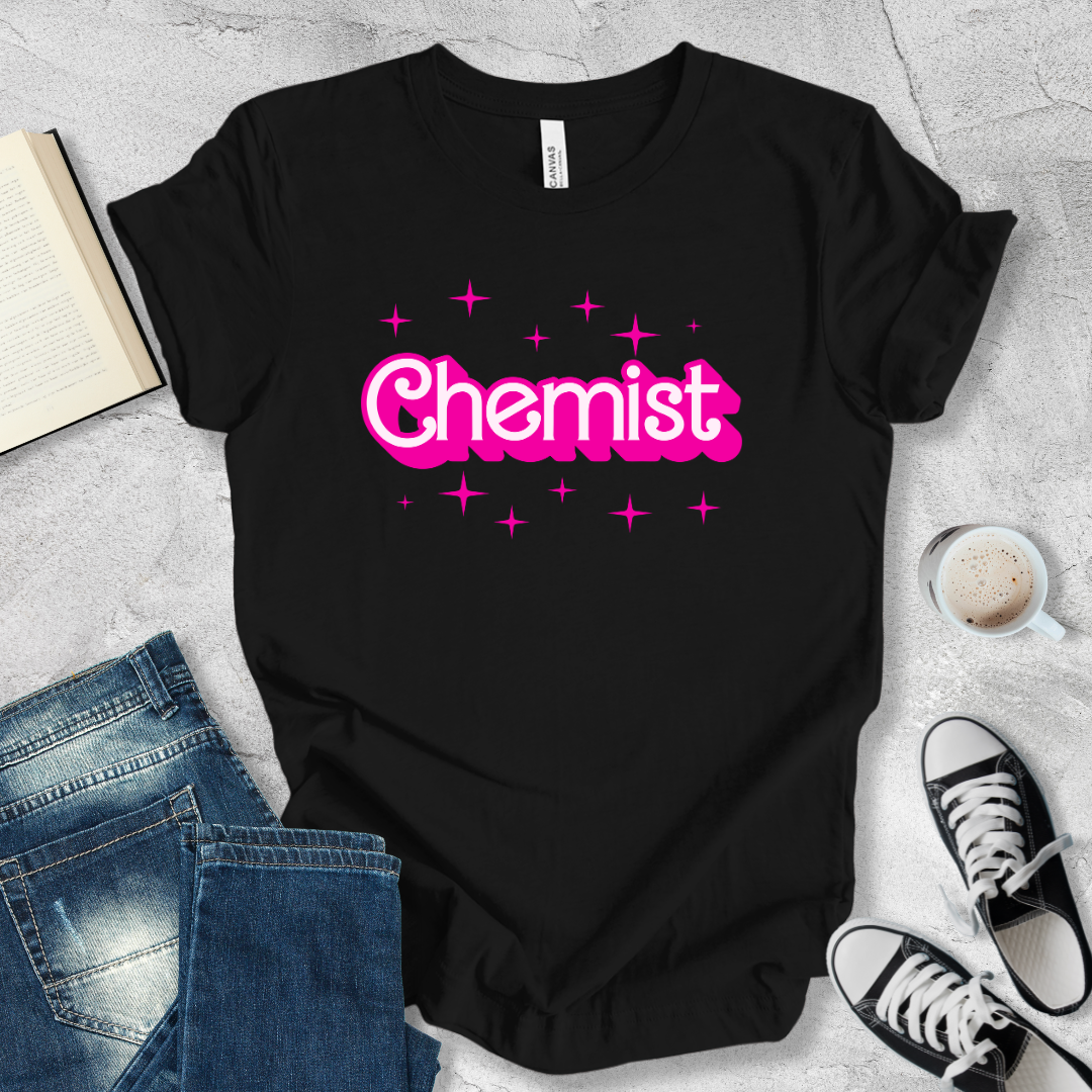 Chemist barbie font T-shirt