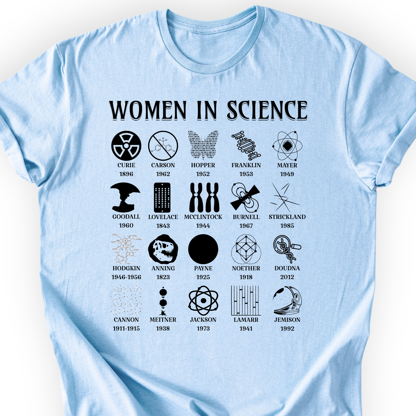 Women Science Pioneers T-Shirt Printify
