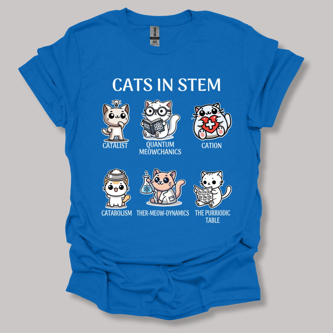 Cats In STEM T-shirt