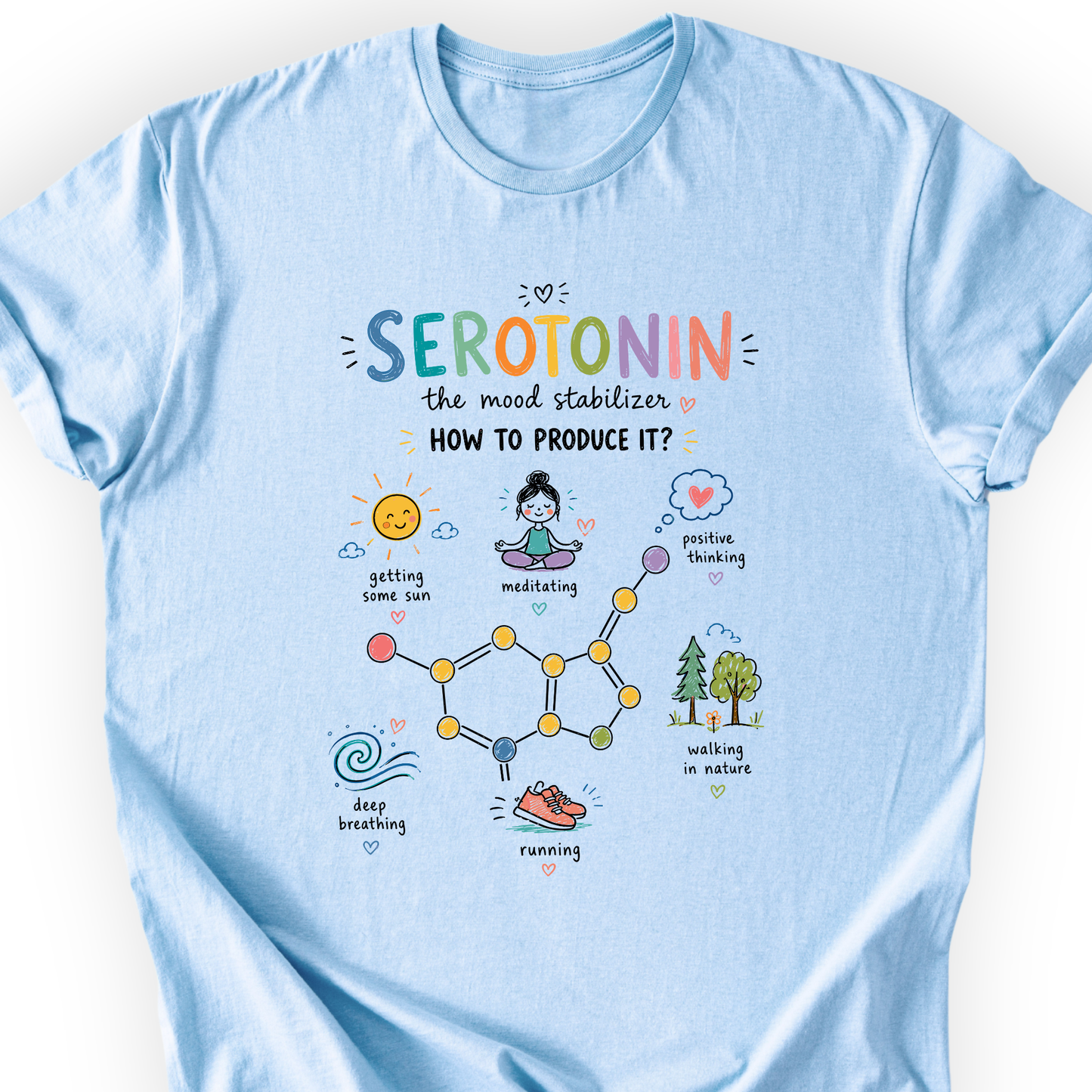 Serotonin T-Shirt Printify