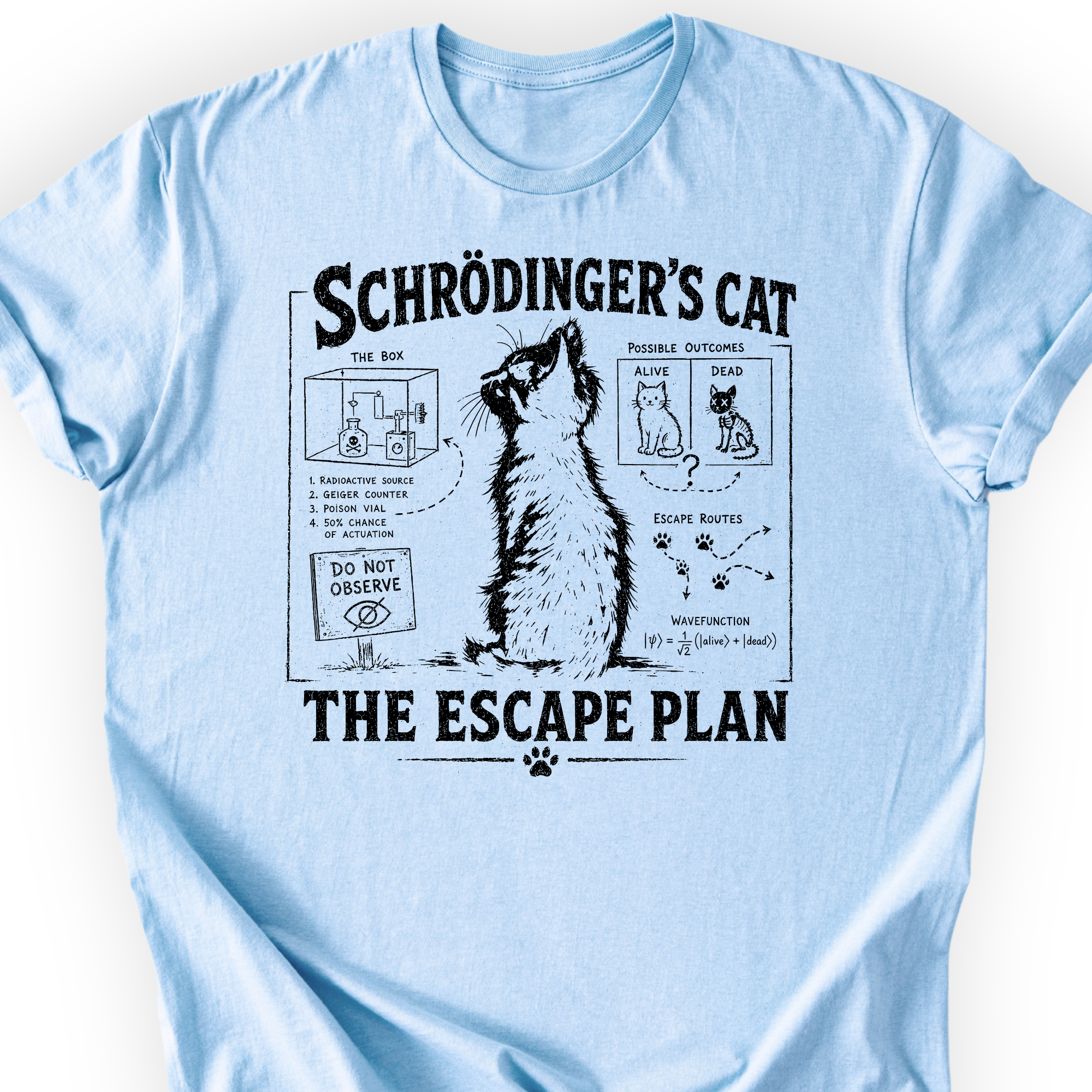 Schrödinger's Cat T-Shirt Printify