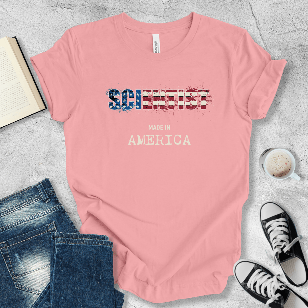 Scientist made in AmericaT-shirt