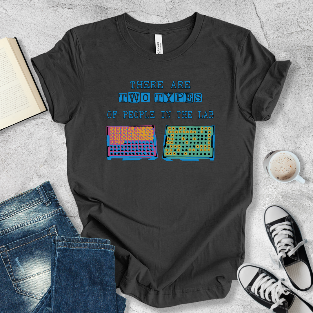 There are two types of people in the lab T-shirt