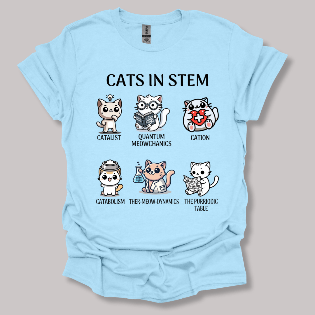 Cats In STEM T-shirt