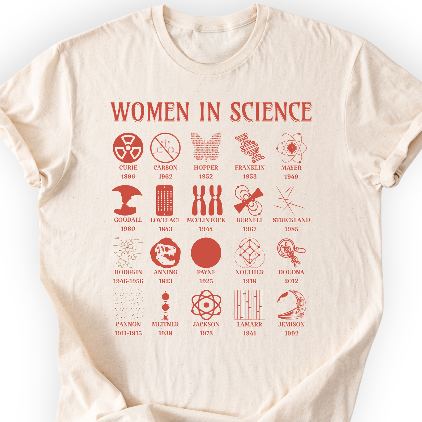 Women Science Pioneers T-Shirt Printify