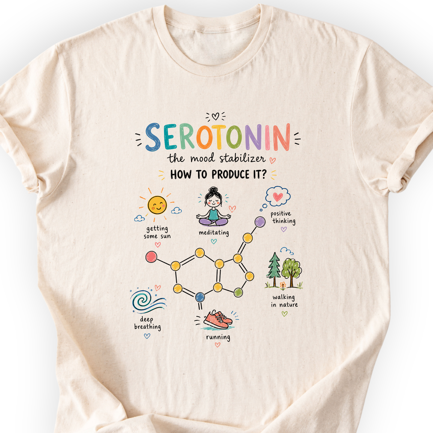 Serotonin T-Shirt Printify