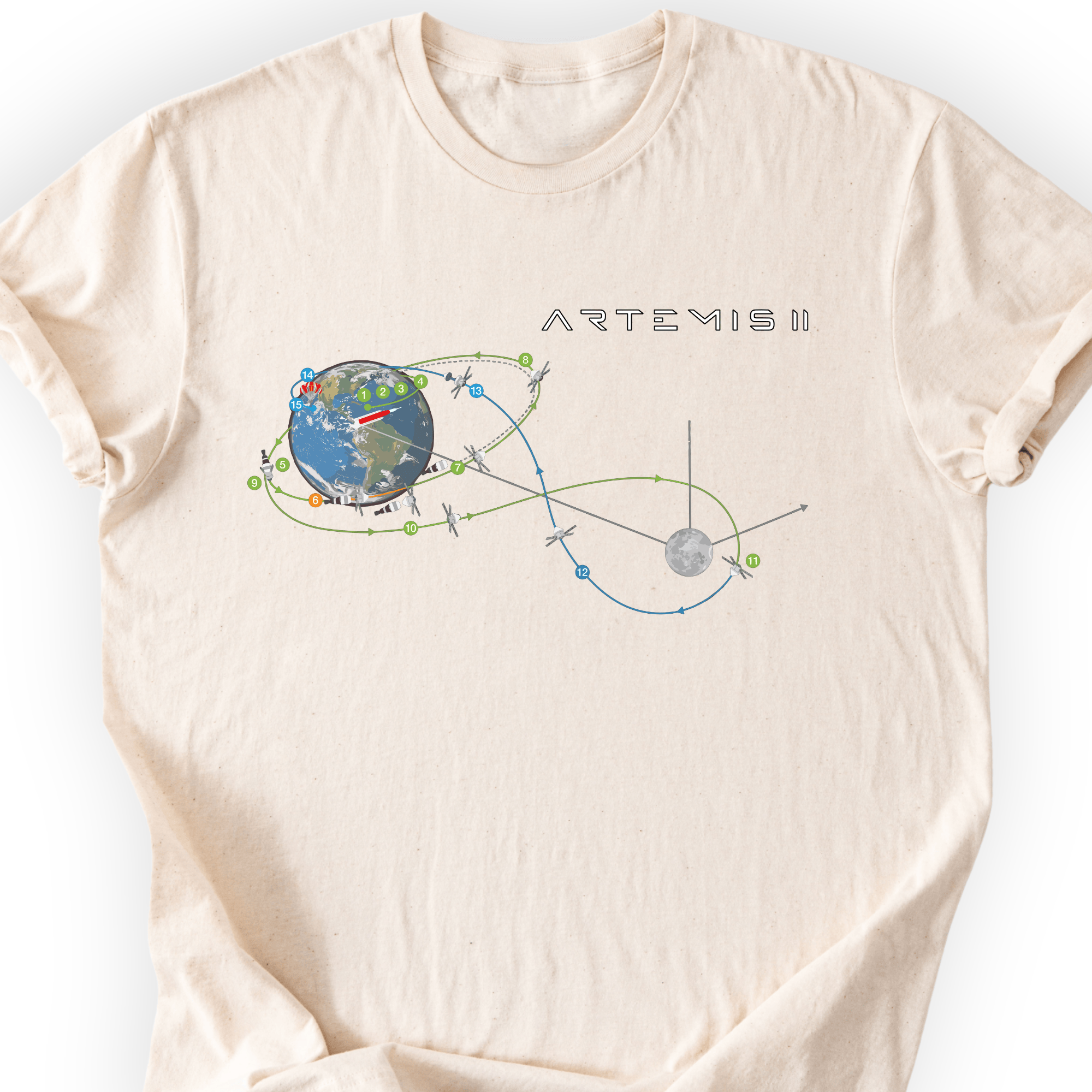 Artemis II Mission T-Shirt Printify