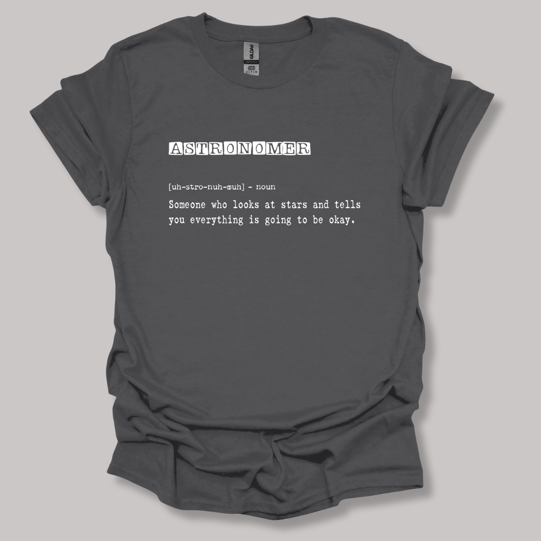 Astronomer Definition T-shirt Charcoal / S