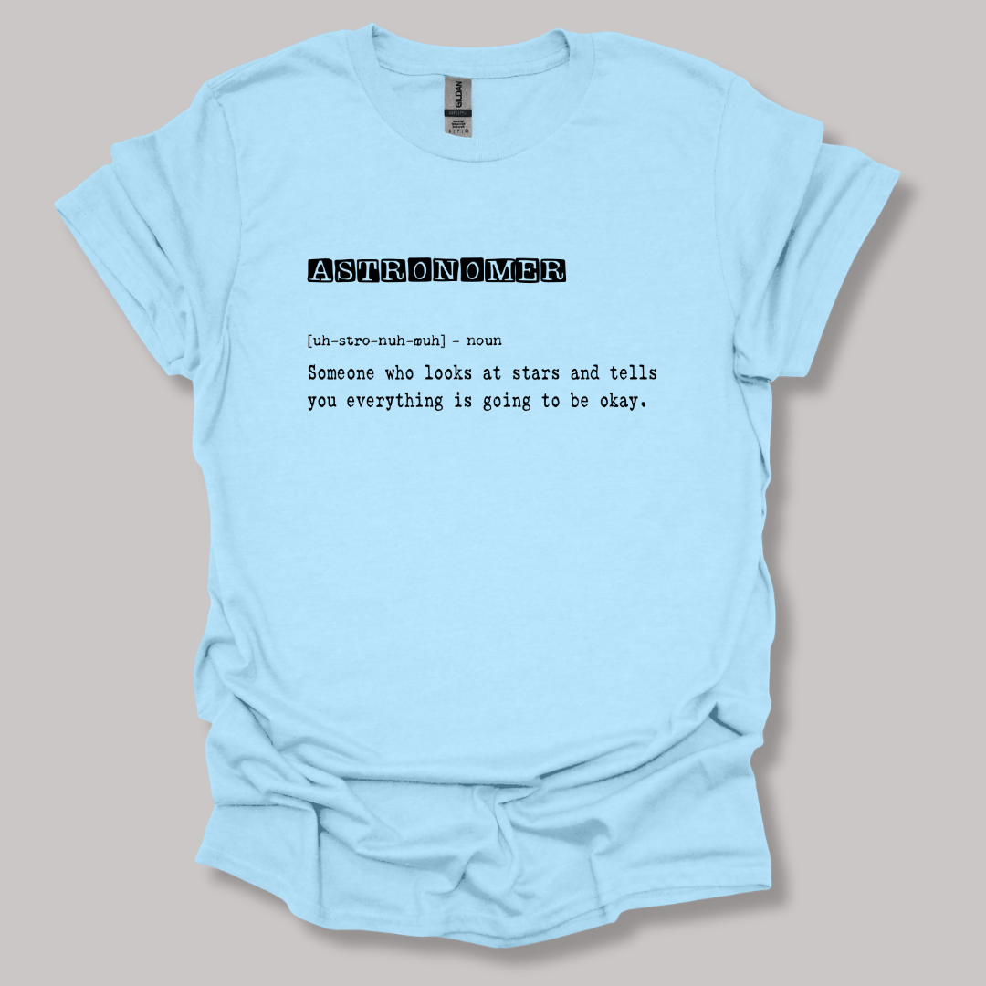 Astronomer Definition T-shirt Light Blue / S