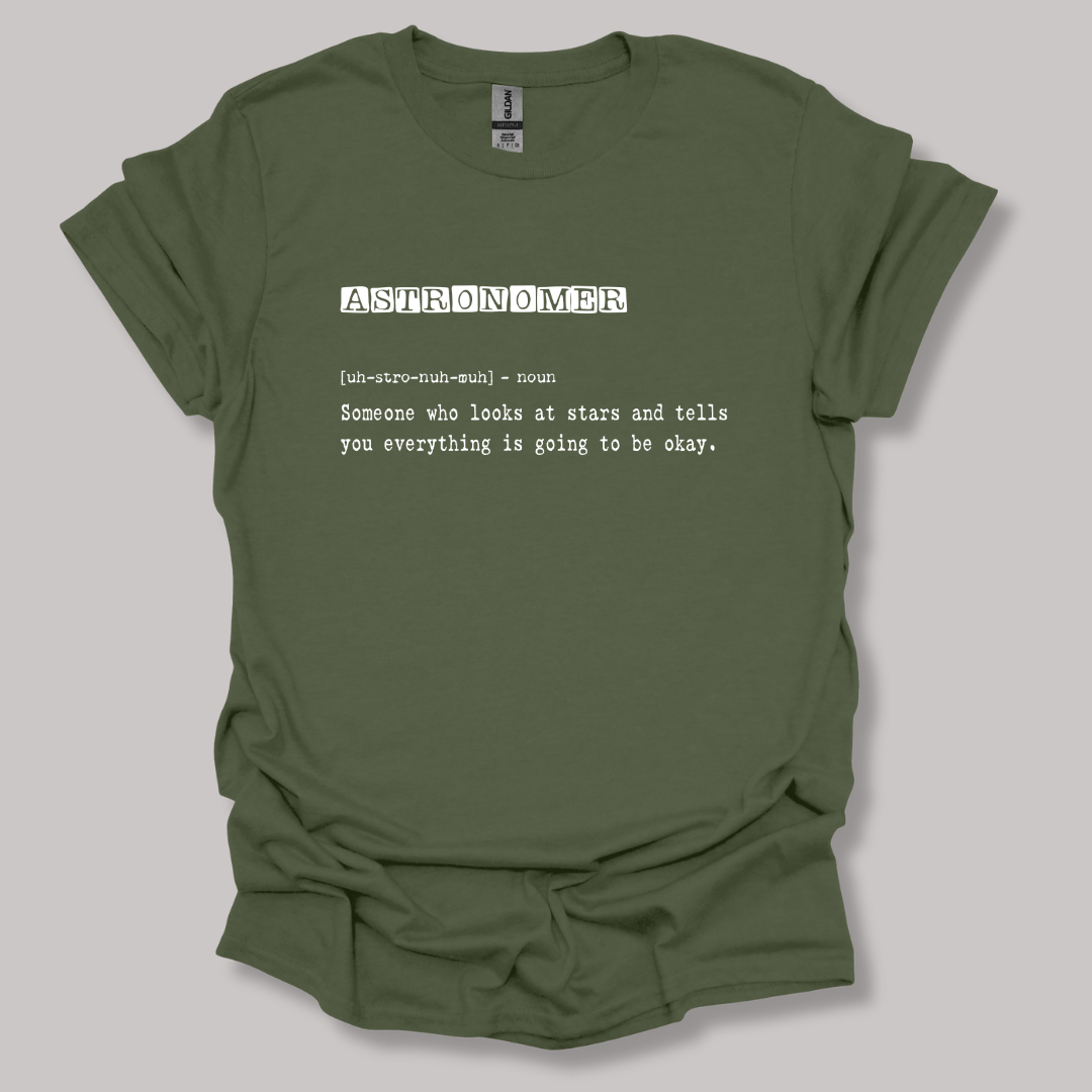 Astronomer Definition T-shirt Military Green / S