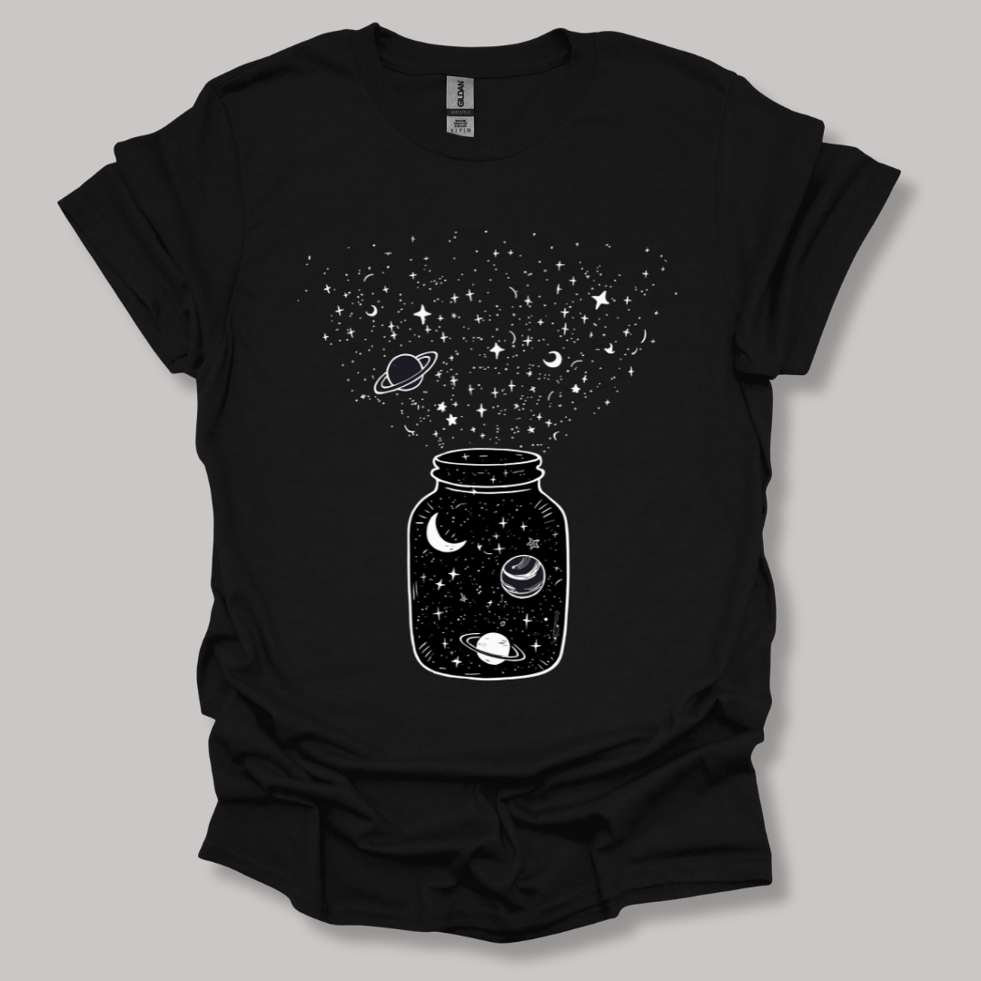 Astronomy Jar T-shirt Black / S