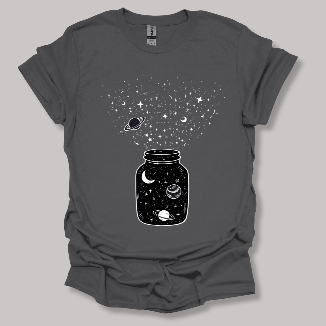 Astronomy Jar T-shirt Charcoal / S