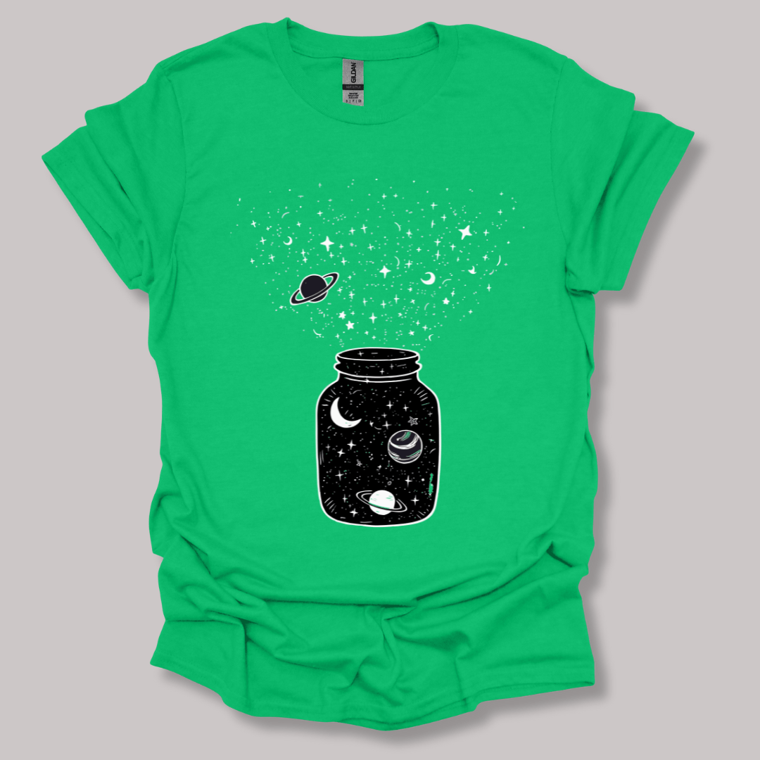 Astronomy Jar T-shirt Irish Green / S