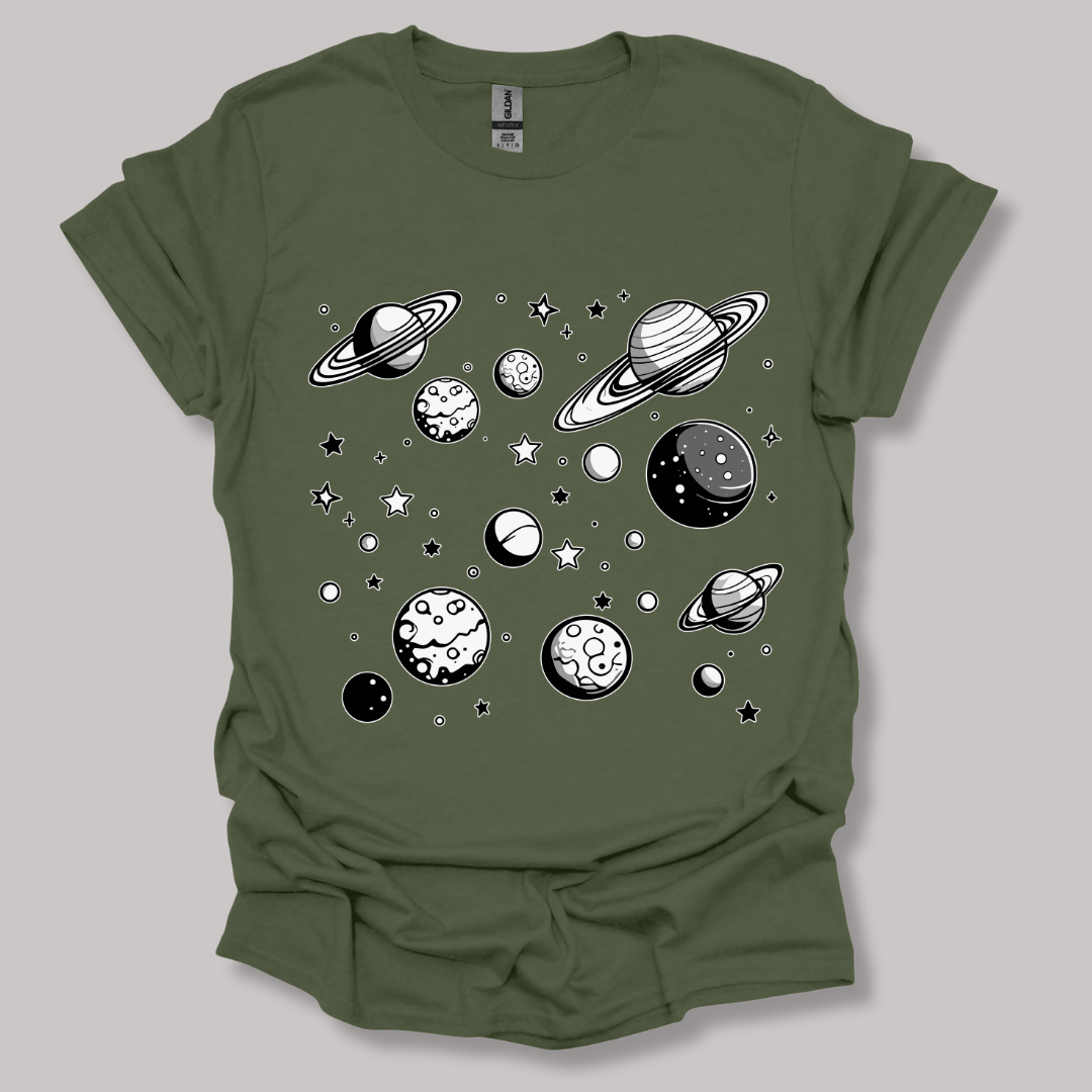 Astronomy T-Shirt Military Green / S