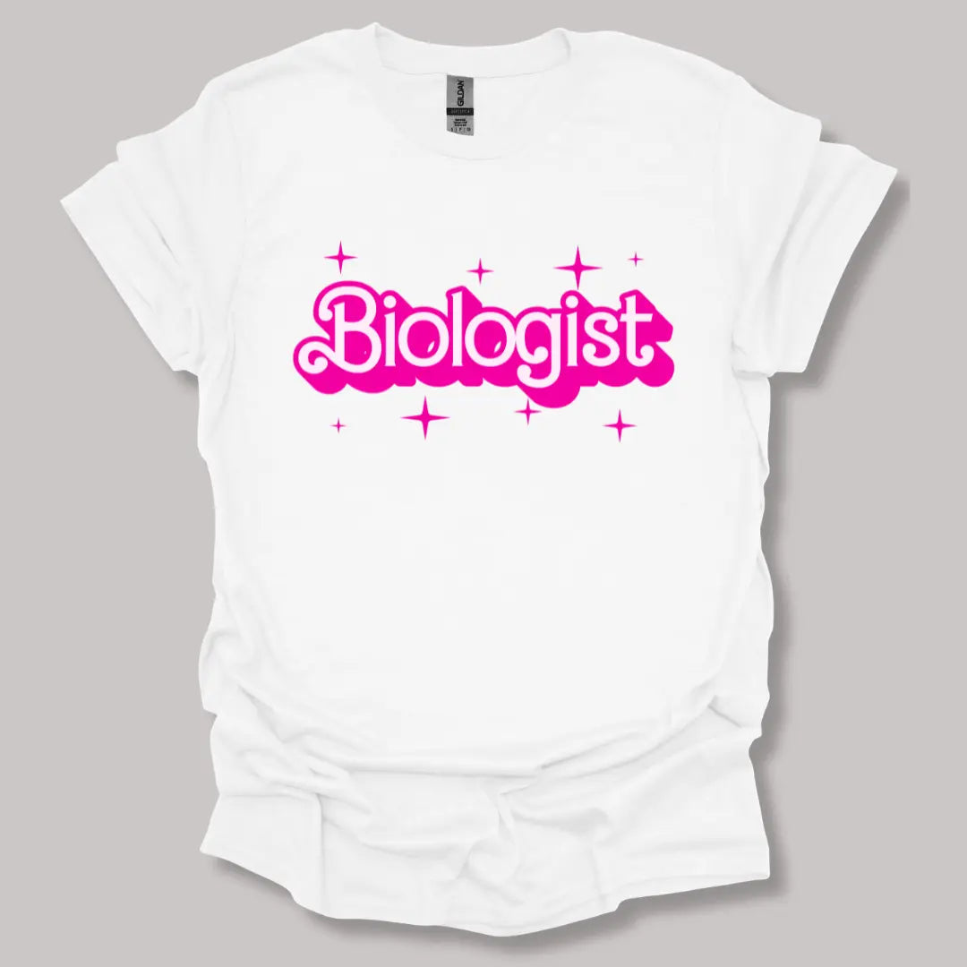 Barbie-Inspired Biologist T-shirt White / S