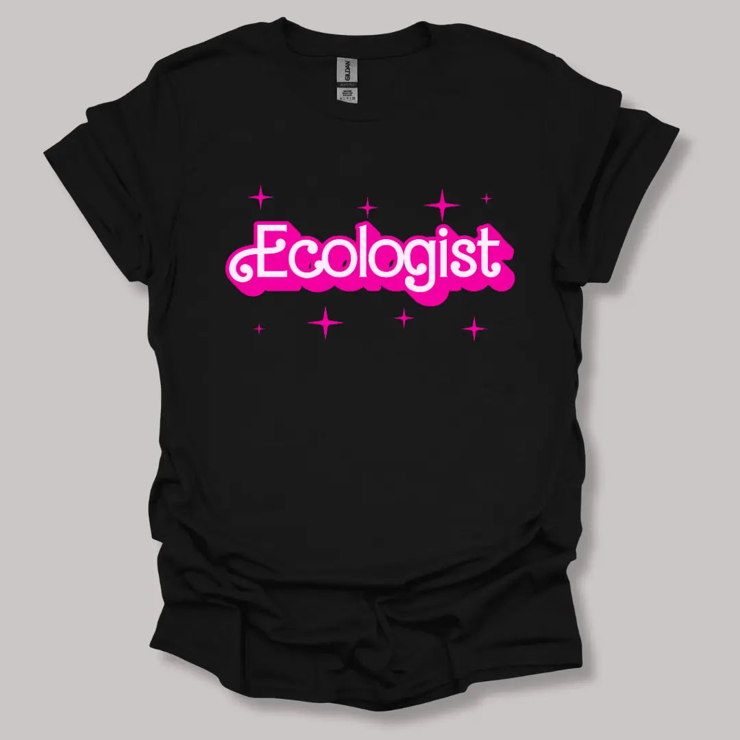 Barbie-Inspired Ecologist T-shirt Black / S