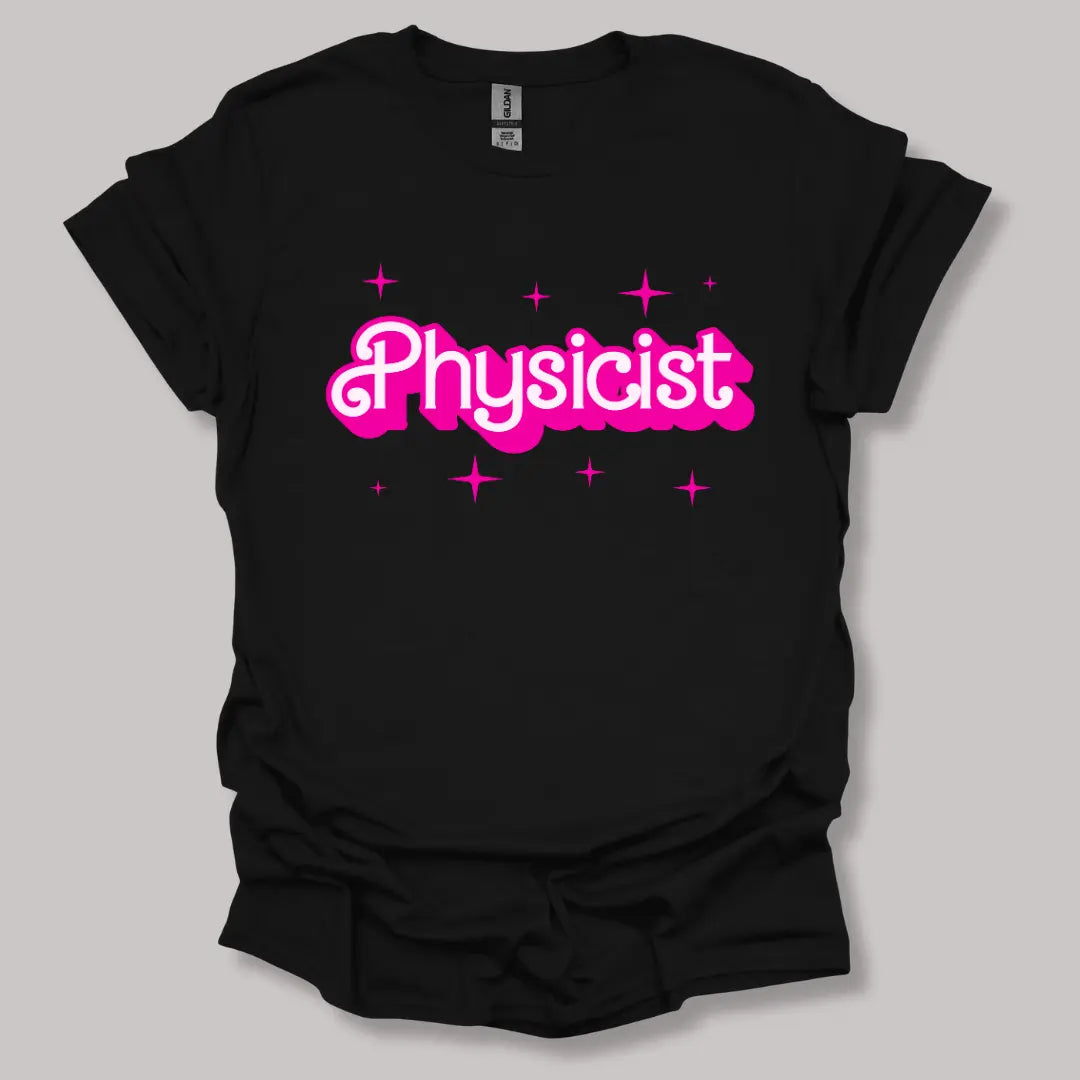 Barbie-Inspired Physicist T-shirt Black / S